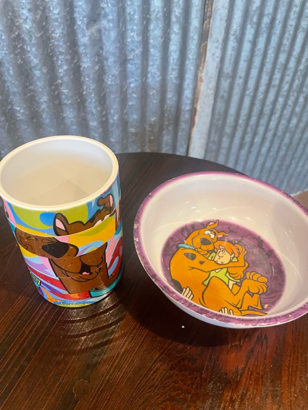 Scooby-Doo Kids Bowl and Cup Set - Colorful Character Print